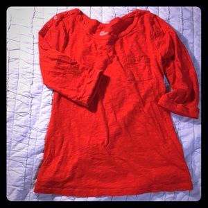 3/4 sleeve pocket shirt